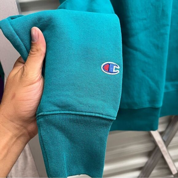 Rare Champion Reverse Weave Heavyweight Moc Neck Sweatshirt (M) - Picture 5 of 8